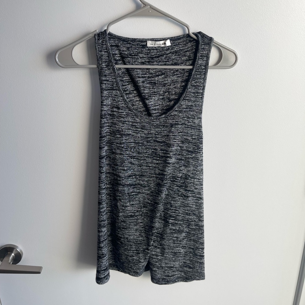 Rag & Bone Grey Twist Back tank